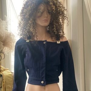 Women's Navy Bomber Jacket